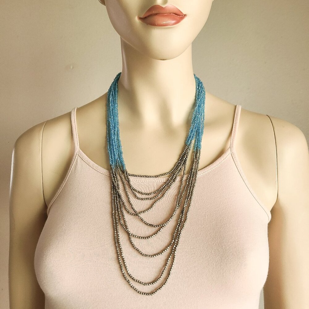 long beaded necklace